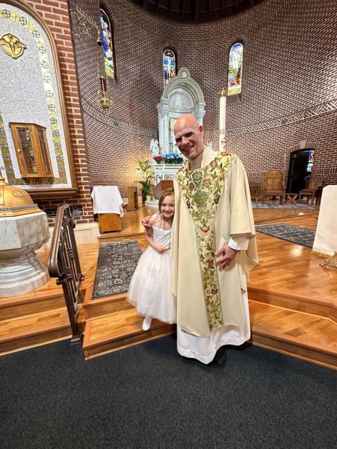 Gianna Russo and Msgr Rick