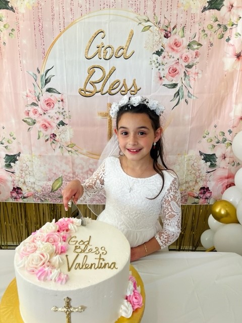 Valentina with Cake