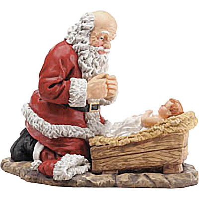 Kneeling santa